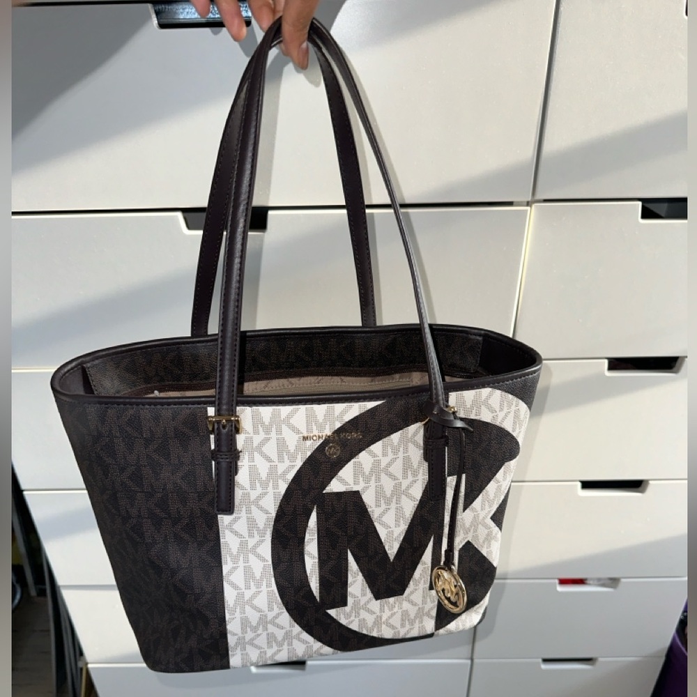 Brown Michael Kors tote bag